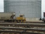 these Trackmobiles dont look that big next to the Grain Bin